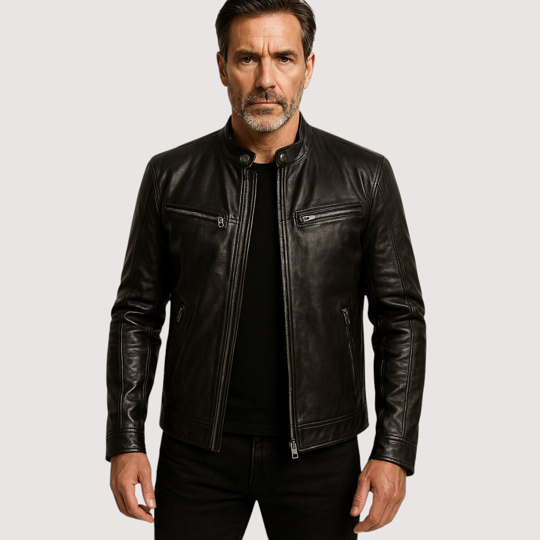 Reynard Premium Men’s Leather Jacket