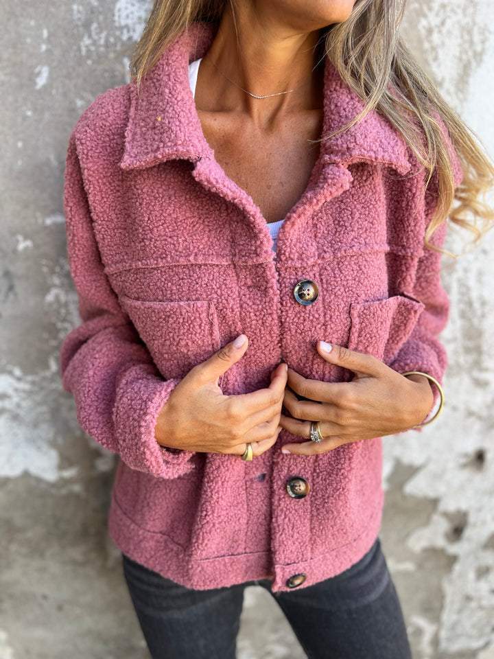 Cotton Candy Teddy Jacket