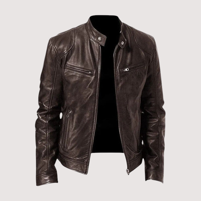 Reynard Premium Men’s Leather Jacket
