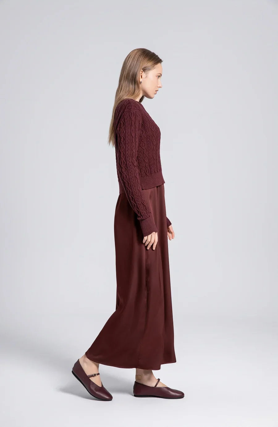 Alina Pure Cotton Cable Sweater