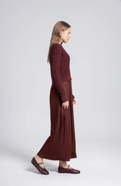 Alina Pure Cotton Cable Sweater