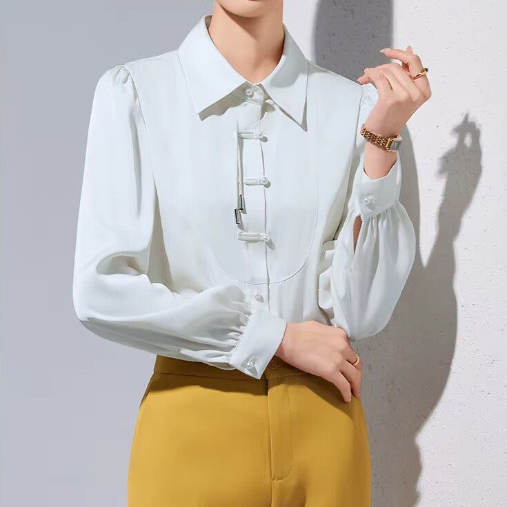Elowen Pearl Closure Blouse