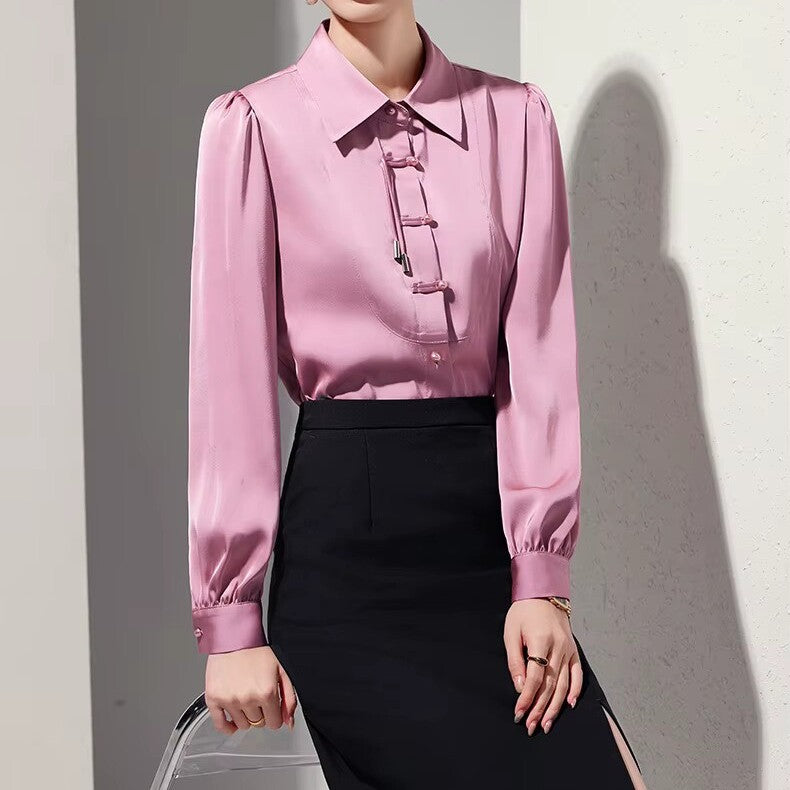 Elowen Pearl Closure Blouse