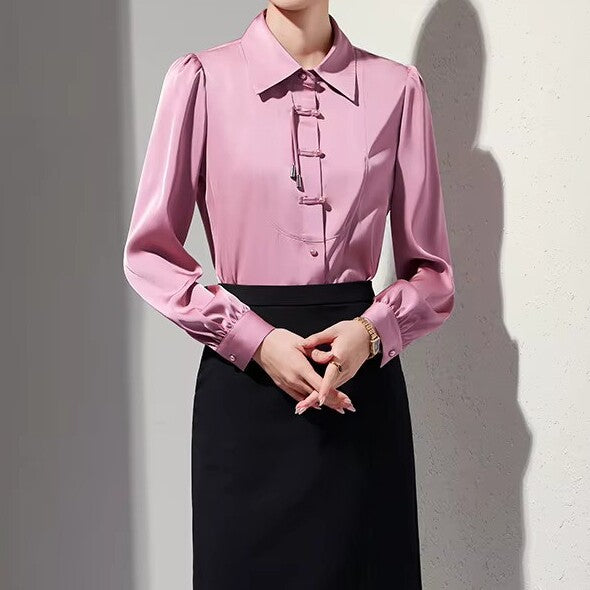 Elowen Pearl Closure Blouse