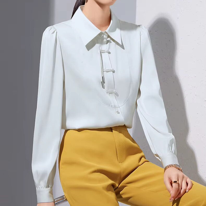 Elowen Pearl Closure Blouse