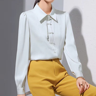 Elowen Pearl Closure Blouse